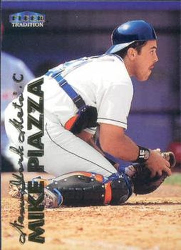 #41 Mike Piazza - New York Mets - 1999 Fleer Tradition Baseball