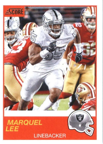 #41 Marquel Lee - Oakland Raiders - 2019 Score Football