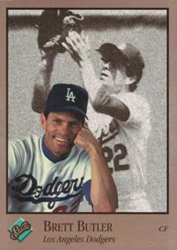 #41 Brett Butler - Los Angeles Dodgers - 1992 Studio Baseball