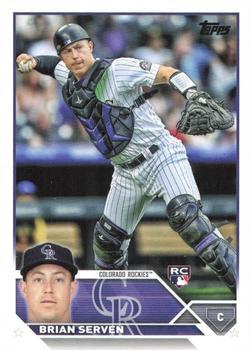 #41 Brian Serven - Colorado Rockies - 2023 Topps Baseball