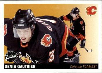 #41 Denis Gauthier - Calgary Flames - 2002-03 Upper Deck Vintage Hockey