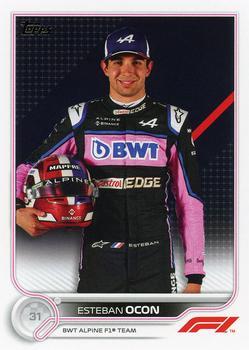 #41 Esteban Ocon - BWT Alpine F1 Team - 2022 Topps Formula 1 Racing