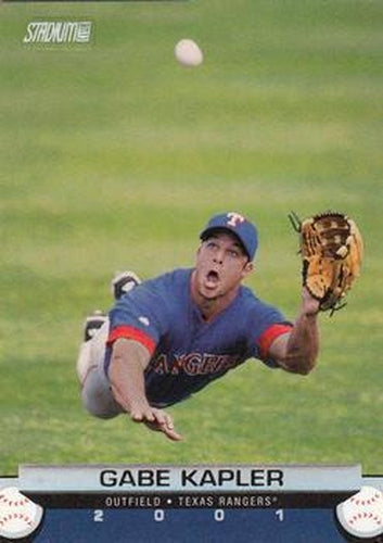 #41 Gabe Kapler - Texas Rangers - 2001 Stadium Club Baseball