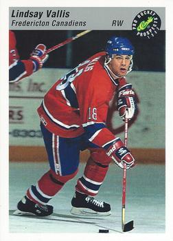 #41 Lindsay Vallis - Fredericton Canadiens - 1993 Classic Pro Prospects Hockey