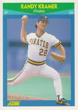 #41 Randy Kramer - Pittsburgh Pirates - 1990 Score Rising Stars Baseball