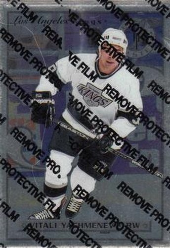 #41 Vitali Yachmenev - Los Angeles Kings - 1996-97 Leaf Preferred - Steel Hockey