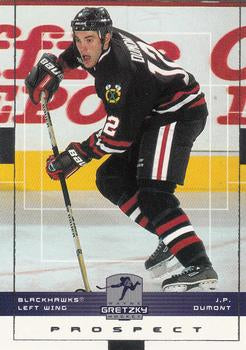 #41 J.P. Dumont - Chicago Blackhawks - 1999-00 Upper Deck Wayne Gretzky Hockey