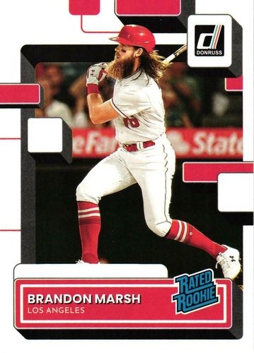 #41 Brandon Marsh - Los Angeles Angels - 2022 Donruss Baseball