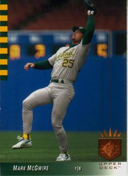#41 Mark McGwire - Oakland Athletics - 1993 SP Baseball