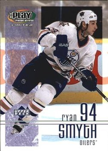 #41 Ryan Smyth - Edmonton Oilers - 2001-02 Upper Deck Playmakers Hockey
