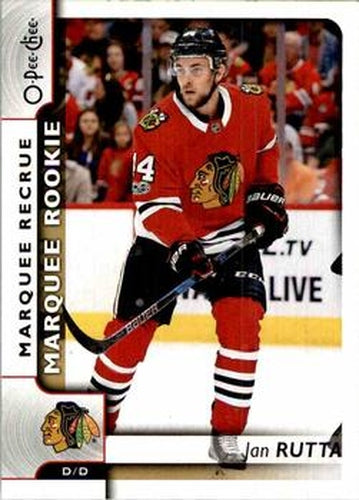 #641 Jan Rutta - Chicago Blackhawks - 2017-18 O-Pee-Chee Hockey