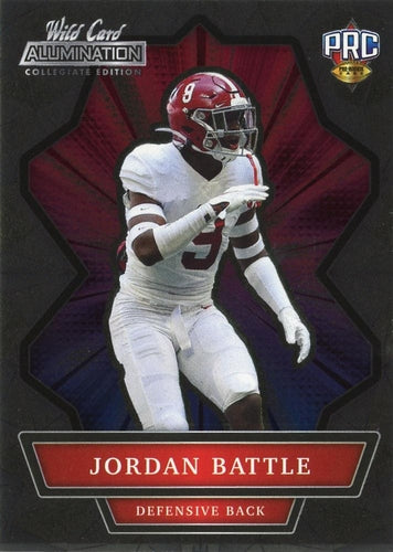 #ANBC-41 Jordan Battle - Alabama Crimson Tide - 2021 Wild Card Alumination NIL Football
