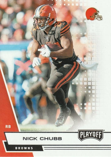 #41 Nick Chubb - Cleveland Browns - 2020 Panini Playoff Football