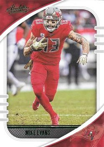 #41 Mike Evans - Tampa Bay Buccaneers - 2020 Panini Absolute - Green Football