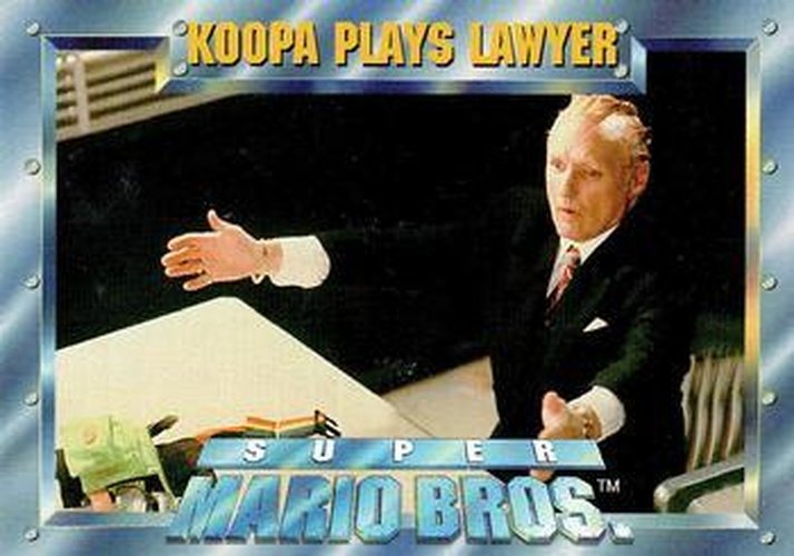 #41 Koopa Plays Lawyer - 1993 SkyBox Super Mario Bros.