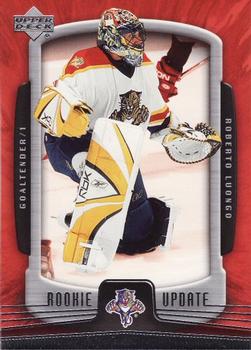 #41 Roberto Luongo - Florida Panthers - 2005-06 Upper Deck Rookie Update Hockey