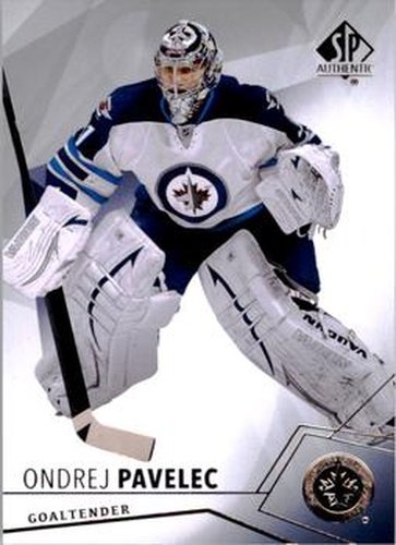 #41 Ondrej Pavelec - Winnipeg Jets - 2015-16 SP Authentic Hockey