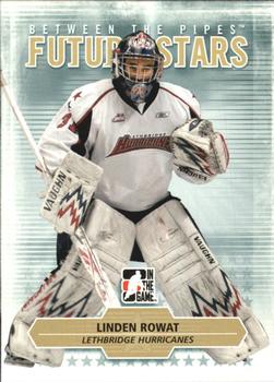 #41 Linden Rowat - Lethbridge Hurricanes - 2009-10 In The Game Between The Pipes Hockey