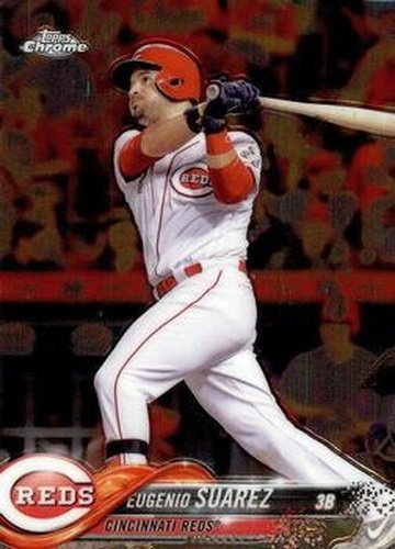 #41 Eugenio Suarez - Cincinnati Reds - 2018 Topps Chrome Baseball