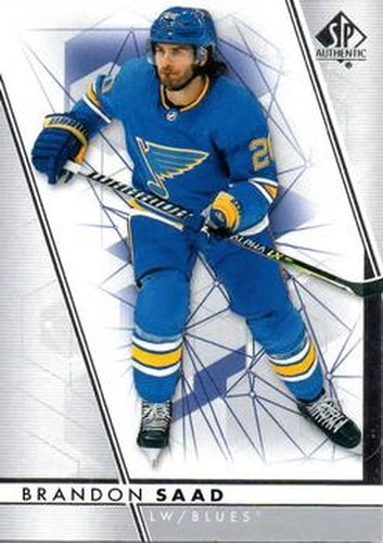 #41 Brandon Saad - St. Louis Blues - 2022-23 SP Authentic Hockey