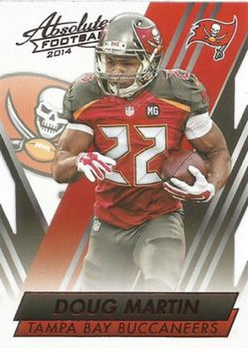 #41 Doug Martin - Tampa Bay Buccaneers - 2014 Panini Absolute - Red Football