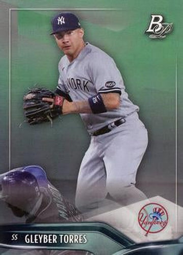 #41 Gleyber Torres - New York Yankees - 2021 Bowman Platinum Baseball