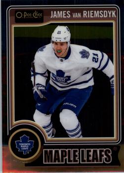 #41a James van Riemsdyk - Toronto Maple Leafs - 2014-15 O-Pee-Chee Platinum Hockey