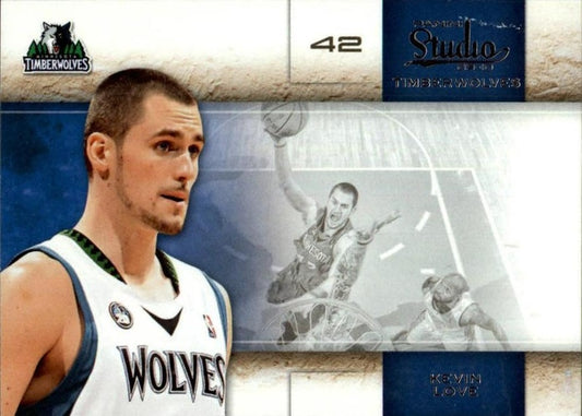 #41 Kevin Love - Minnesota Timberwolves - 2009-10 Panini Studio Basketball