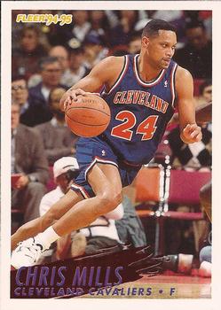 #41 Chris Mills - Cleveland Cavaliers - 1994-95 Fleer Basketball