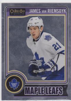 #41b James van Riemsdyk - Toronto Maple Leafs - 2014-15 O-Pee-Chee Platinum Hockey