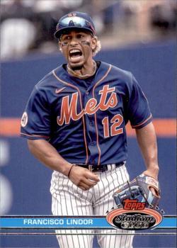 #41c Francisco Lindor - New York Mets - 2022 Stadium Club Baseball