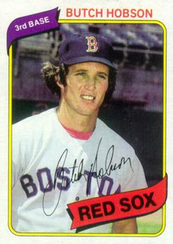 #420 Butch Hobson - Boston Red Sox - 1980 Topps Baseball