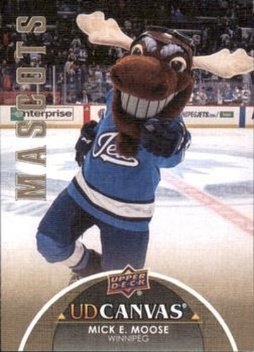 #C420 Mick E Moose - Winnipeg Jets - 2021-22 Upper Deck - UD Canvas Hockey