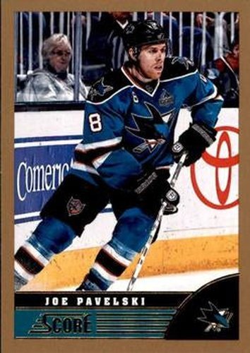 #420 Joe Pavelski - San Jose Sharks - 2013-14 Score - Gold Hockey