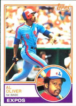 #420 Al Oliver - Montreal Expos - 1983 Topps Baseball