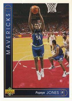 #420 Popeye Jones - Dallas Mavericks - 1993-94 Upper Deck Basketball