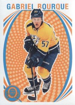 #420 Gabriel Bourque - Nashville Predators - 2013-14 O-Pee-Chee - Retro Hockey