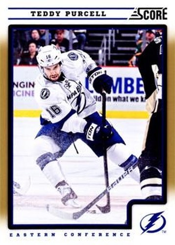 #421 Teddy Purcell - Tampa Bay Lightning - 2012-13 Score - Gold Rush Hockey