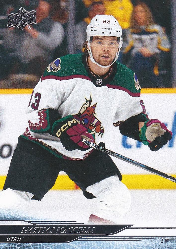 #421 Matias Maccelli - Utah Hockeyub - 2024-25 Upper Deck Hockey