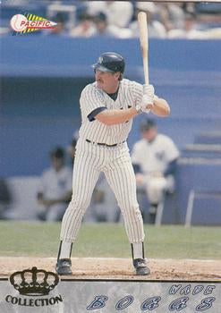 #421 Wade Boggs - New York Yankees - 1994 Pacific Baseball