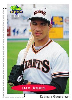 #421 Dax Jones - Everett Giants - 1991 Classic Best Baseball