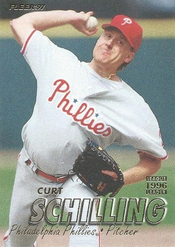 #421 Curt Schilling - Philadelphia Phillies - 1997 Fleer Baseball