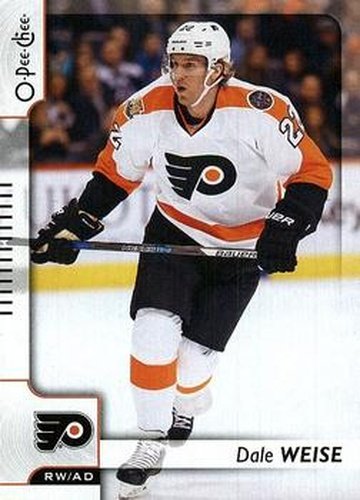 #421 Dale Weise - Philadelphia Flyers - 2017-18 O-Pee-Chee Hockey