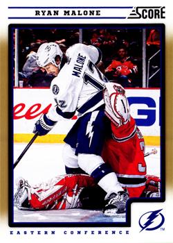 #422 Ryan Malone - Tampa Bay Lightning - 2012-13 Score - Gold Rush Hockey