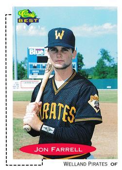 #422 Jon Farrell - Welland Pirates - 1991 Classic Best Baseball