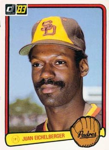 #422 Juan Eichelberger - San Diego Padres - 1983 Donruss Baseball