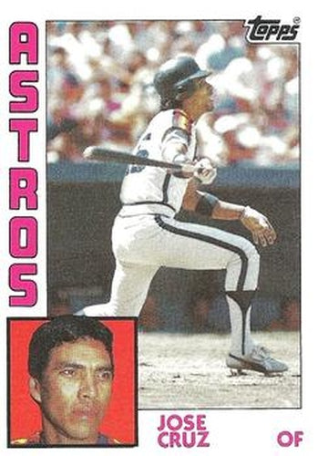 #422 Jose Cruz - Houston Astros - 1984 Topps Baseball
