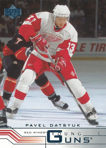 #422a Pavel Datsyuk - Detroit Red Wings - 2001-02 Upper Deck Hockey