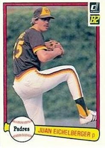 #422a Juan Eichelberger - San Diego Padres - 1982 Donruss Baseball