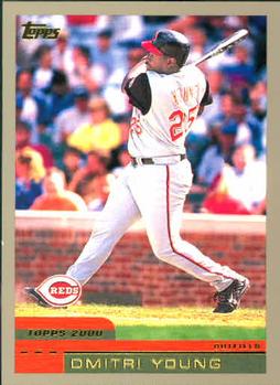 #423 Dmitri Young - Cincinnati Reds - 2000 Topps Baseball